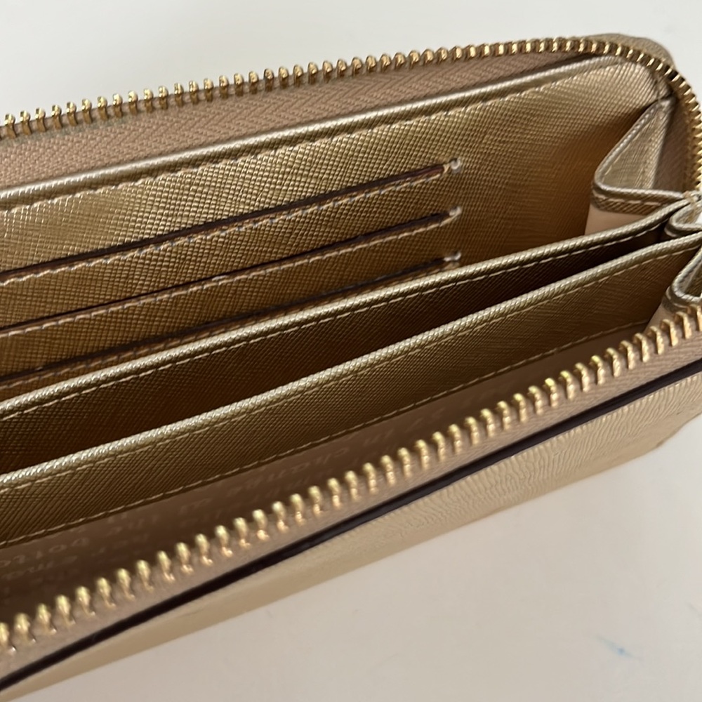 Kate Spade gold wristlet - Picture 2 of 5